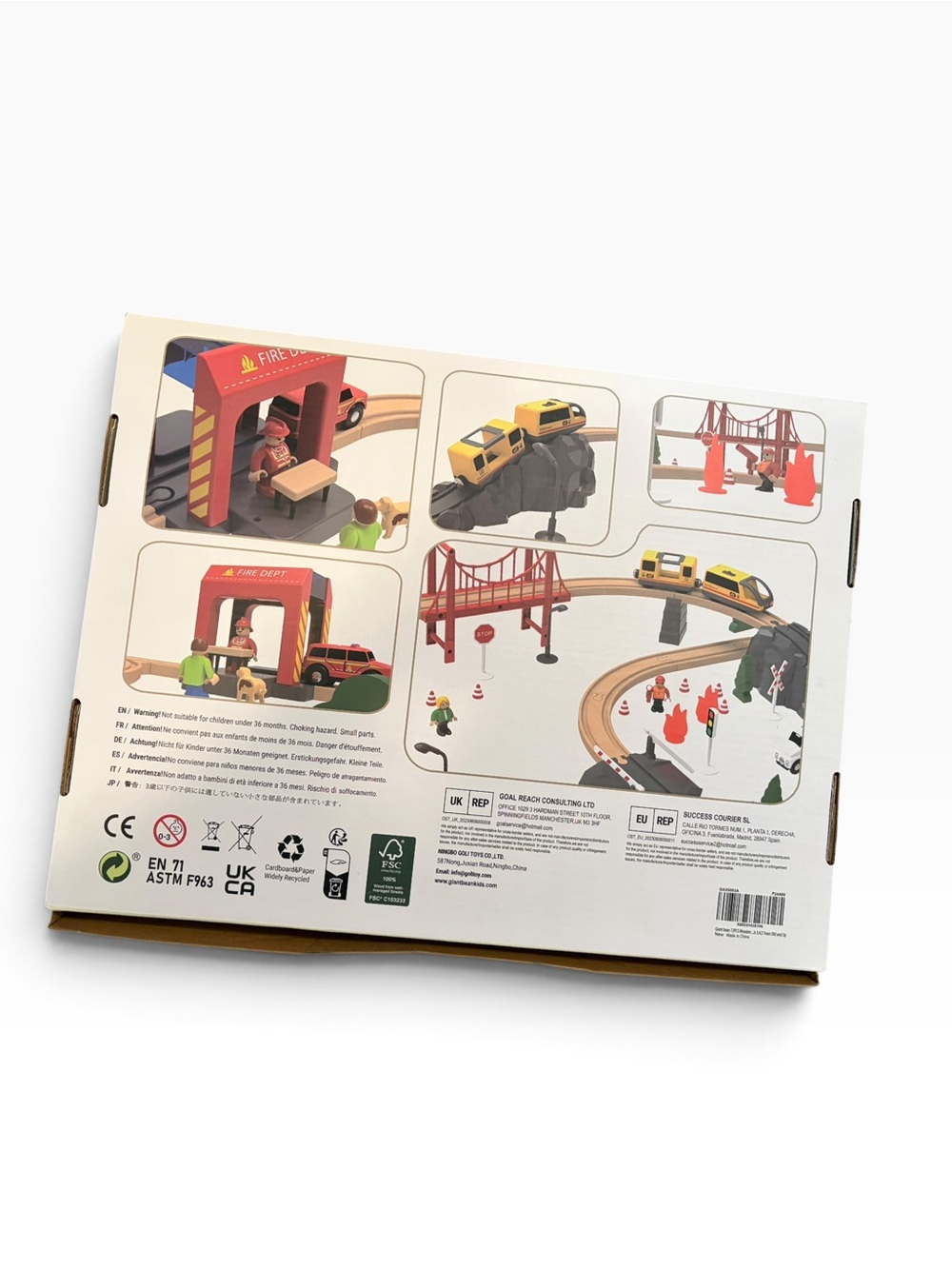 Fire Rescue Train Set - Battery Operated - Picture 3 of 4